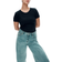 H&M Ribbed T-shirt - Navy Blue