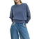 H&M Text Motif Sweatshirt - Dusty Blue/Santa Barbara