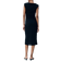 H&M Draped Bodycon Dress - Black