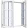 Sparvinduer BH0212 Træ, Aluminium Sidehængt vindue Vindue med 2-lags glas 82x67cm