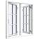 Sparvinduer BH0212 Aluminium, Træ Sidehængt vindue Vindue med 2-lags glas 82x67cm