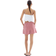H&M Linen Blend Drawstring Shorts - Red/Striped
