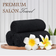 HOMEXCEL Soft Salon Towels 24 Pack 16 x 27 Inches Guest Towel Black (68.6x40.6cm)