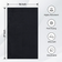 HOMEXCEL Soft Salon Towels 24 Pack 16 x 27 Inches Guest Towel Black (68.6x40.6cm)