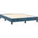 vidaXL Dunkelblau 140x200 cm Boxspringbett