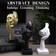 Thinker Statue Set of 3 Pcs Golden Figurine 6.9" 3pcs