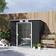 OutSunny Metal Garden Storage Shed 7 x 4ft Dark Grey (Building Area )