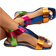 Shein Comfortable Women Cute Rainbow Color Block Sandals