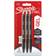 Sharpie Gelpenne S-Gel sort, blå, rød 0,7mm 3-Blister 12 stk