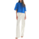 H&M Puff Sleeved Cotton Blouse - Blue