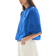 H&M Puff Sleeved Cotton Blouse - Blue