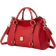 Dooney & Bourke Handbag, Pebble Grain Satchel Red