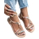 Shein Golden Woven Lightweight AntiSlip Beach Patterned Sandals Randomly Selected Vacation Shoes For Women In Summer