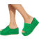 Shein Open Toe One Band Wedge Slide Sandals
