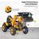 Costway Kids Ride On Excavator Truck With Front Loader Digger Yellow