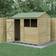 Forest Garden 4LIFE Reverse Apex Shed 8x6, 2