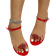 Shein New Style Fun Fruit Design Jelly Sandals For Women AntiSlip Soft PVC Beach Slippers