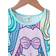 Shein Young Girl Mermaid Printed Nightgown Home Clothes