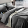 Sonoro Kate Thread Count Bed Sheet Gray (266.7x259.1cm)