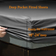 Sonoro Kate Thread Count Bed Sheet Gray (266.7x259.1cm)