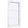 Sparvinduer BH0103 Træ, Aluminium Sidehængt vindue Vindue med 3-lags glas 42x52cm