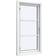Sparvinduer BH0103 Træ, Aluminium Sidehængt vindue Vindue med 3-lags glas 42x52cm
