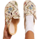 Shein Trendy Floral Print Round Toe Cork Clogs
