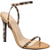 Shein Women's Fashion High Heel Sandals - Nude/Black