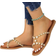 Shein Ladies Summer Flat Square Toe Sandals With Pearl Studs And Ankle Strap Elegant Slippers Fashion Shoes