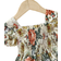 Shein Young Girl European And American Casual Summer Dress Retro Printed Short Sleeve Princess Dress Outing Or Vacation