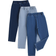 Shein 3pcs/set Toddler Girls' Basic Comfortable Stretchy Slim Fit Denim Pants For Everyday Casual Wear