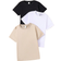 Shein 3pcs/set Boys' Casual Multicolor Knit T-shirt