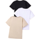 Shein 3pcs/set Boys' Casual Multicolor Knit T-shirt