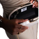 True Decadence Marble Hard Round Clutch Bag - White