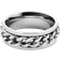 Lucléon Sentio Sølvfarvet Rustfri Stål Curb Chain Ring