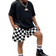 Shein pcsSet Young Boys Casual College Style Comfortable Fashionable Practical Versatile Soft Comfortable Cool Street Graffiti HandPainted Breathable Comfo