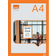 Nobo Infotavle magnetisk/selvklæb A4 orange 2 Skifterammer