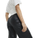 River Island Faux Leather Wide Leg Trouser - Black