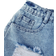 Shein Teen Girl Vintage Tropical Print White Short TShirt And Street Style Cool Distressed Loose Fit Denim Shorts Set