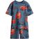 H&M Home Printed Set 2-piece - Dusty Blue/Cars