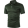 Shein Herren Lässig Poloshirt Einfarbig, Kurzarm für den Arbeitsweg, Sommer