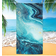 Shein Extra Large Beach Super Guest Towel Green (75x35cm)