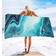 Shein Extra Large Beach Super Guest Towel Green (75x35cm)