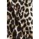 H&M Oversized T-shirt - Light Beige/Leopard Print