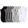 H&M Ankle Socks 10-pack - Grey Marl/Black