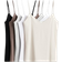H&M Strappy Tops 5-pack - White/Light Beige/Black
