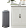 Dunelm Cream 30 Pedal Bin Cream 7.93gal