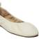 Tory Burch Eddie Soft Lambskin Ballerina Flats LIGHT CREAM 8.5B