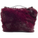 River Island Faux Fur Buckle Shoulder Bag - Red