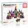PicassoTiles 152pcs Clear Magnetic Tiles Set, Expansion Pack, Creative Magnet Building Blocks, Kindergarten Preschool Toddler Classroom Toys, Educational Learning STEM Toys for Boys and Girls